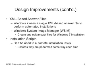 Guide To Windows 7 - Installing Windows 7 | PPT