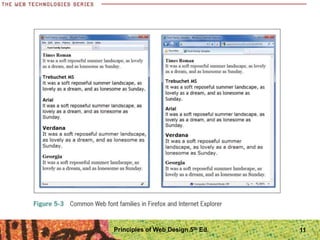 Principles of Web Design 5th Ed. 11
 