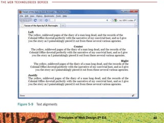 Principles of Web Design 5th Ed. 40
 