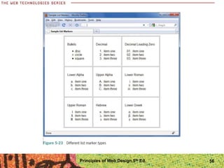 Principles of Web Design 5th Ed. 56
 