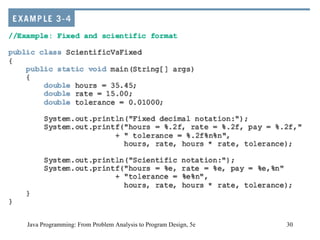 Java Programming: From Problem Analysis to Program Design, 5e 