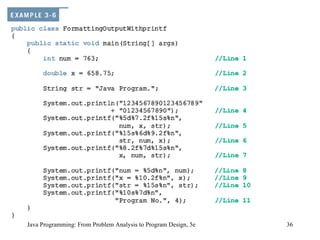 Java Programming: From Problem Analysis to Program Design, 5e 