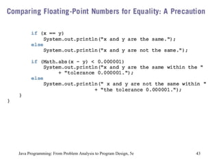 Java Programming: From Problem Analysis to Program Design, 5e 