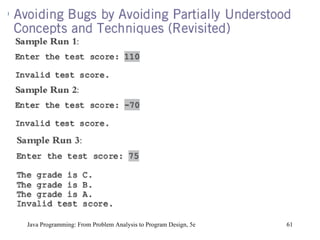 Java Programming: From Problem Analysis to Program Design, 5e 