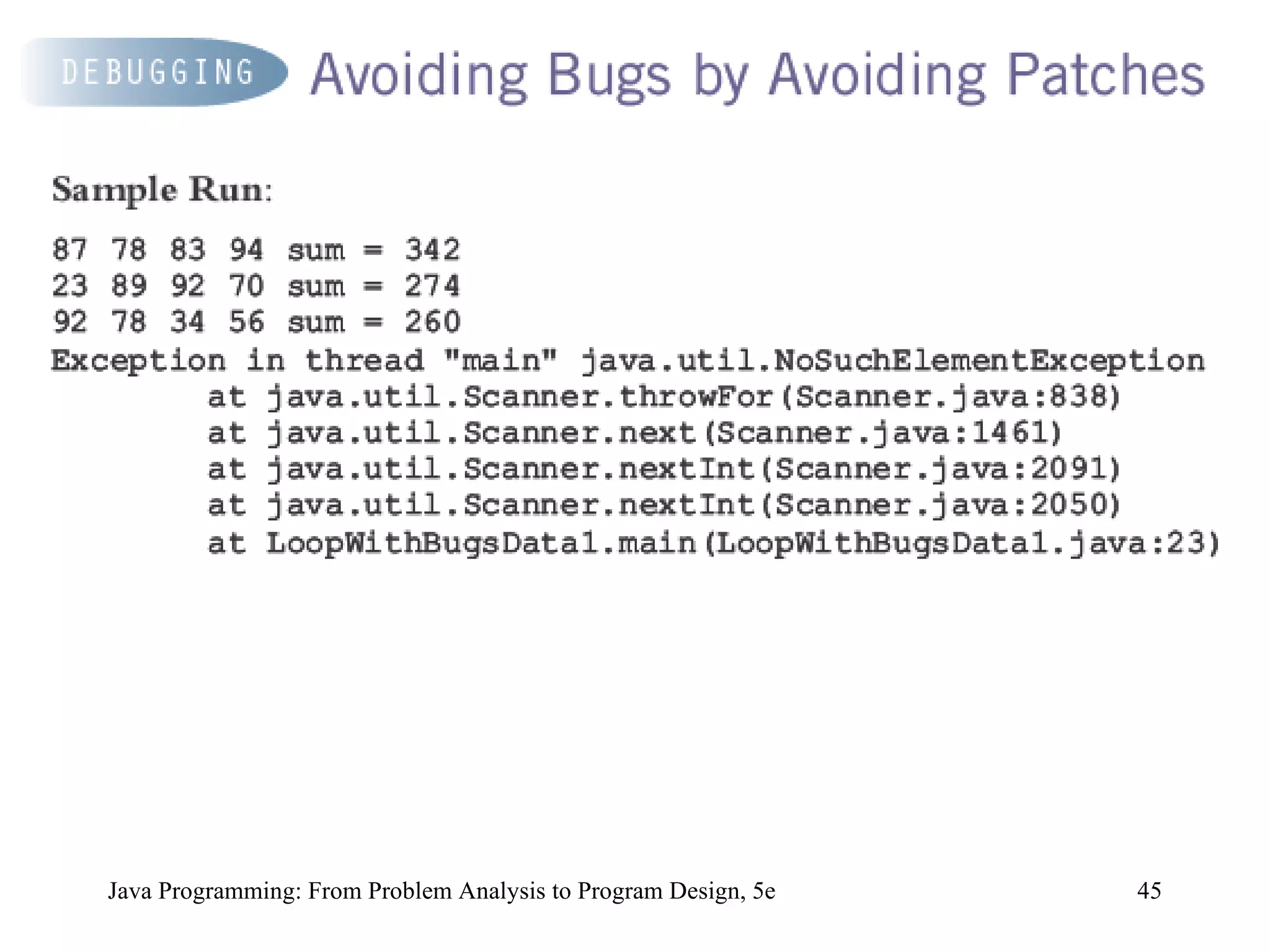 Java Programming: From Problem Analysis to Program Design, 5e 