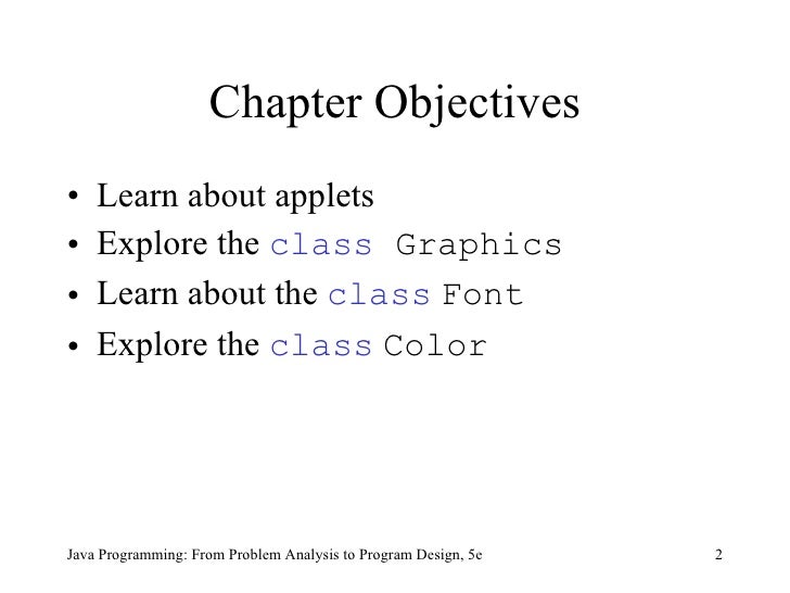 program design ppt