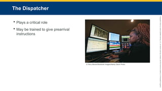 Copyright
©
2023
by
Jones
&
Bartlett
Learning,
LLC,
an
Ascend
Learning
Company
and
the
American
Academy
of
Orthopaedic
Surgeons.
The Dispatcher
 Plays a critical role
 May be trained to give prearrival
instructions
© Terry Moore/Stocktrek Images/Alamy Stock Photo.
 