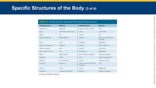 Copyright
©
2023
by
Jones
&
Bartlett
Learning,
LLC,
an
Ascend
Learning
Company
and
the
American
Academy
of
Orthopaedic
Surgeons.
Specific Structures of the Body (3 of 4)
© Jones & Bartlett Learning.
 