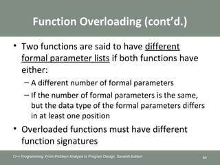 Functions ppt ch06 | PPT