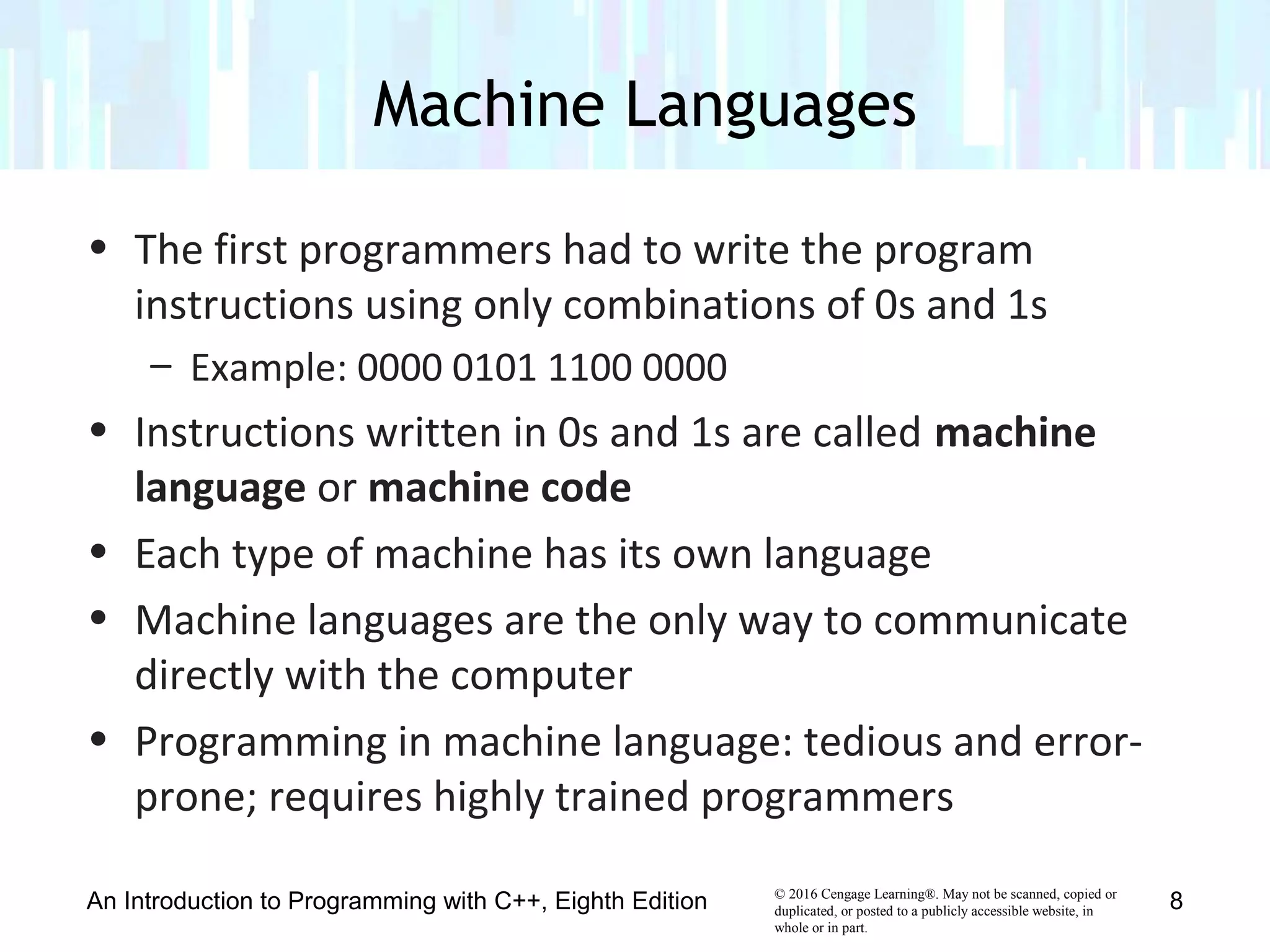 Chapter 1 - An Introduction to Programming | PPT