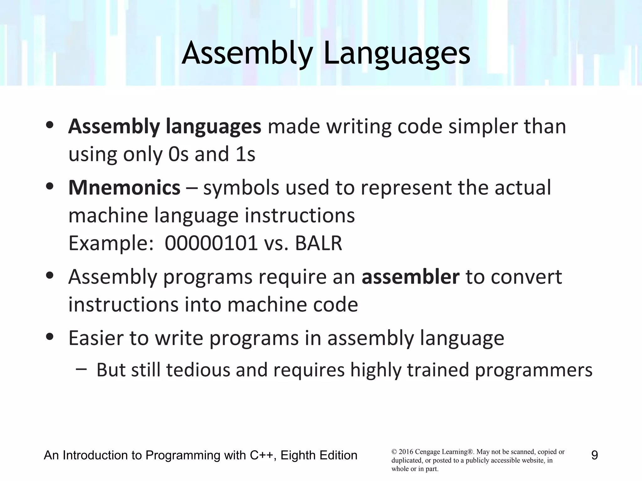 Chapter 1 - An Introduction to Programming | PPT