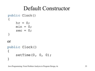 Default Constructor or 