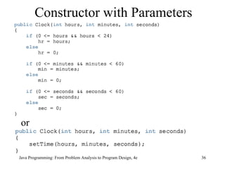 Constructor with Parameters or 