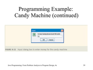 Programming Example:  Candy Machine (continued) 