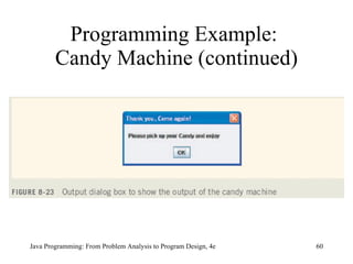 Programming Example:  Candy Machine (continued) 