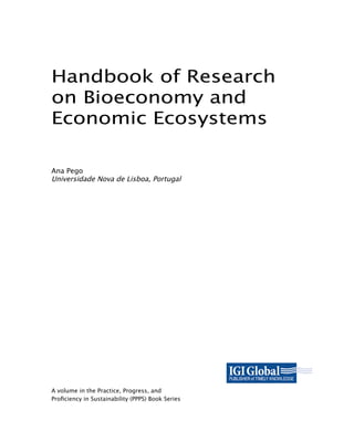 Handbook of Research on Bioeconomy and Economic Ecosystems | PDF