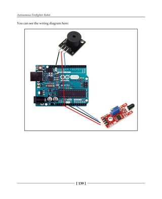 Autonomous Firefighter Robot
[ 139 ]
You can see the wiring diagram here:
 