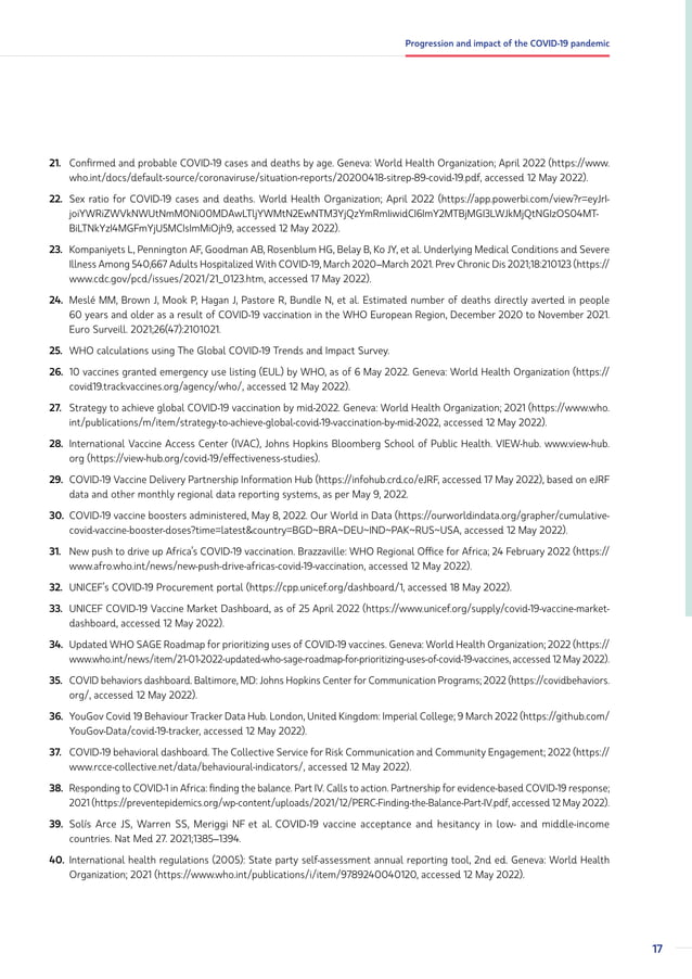 World Health Statistics 2022 by WHO | PDF