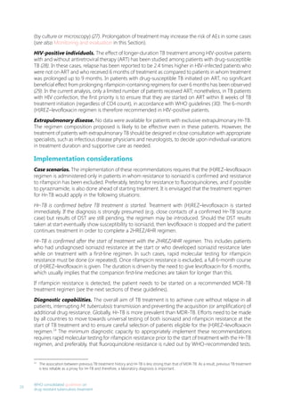 WHO consolidated guidelines on drug-resistant tuberculosis treatment ...