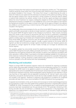 WHO consolidated guidelines on drug-resistant tuberculosis treatment ...