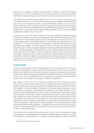 Tracking Universal Health Coverage: First Global Monitoring Report | PDF