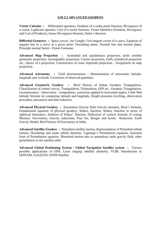 m tech syllabus | DOC