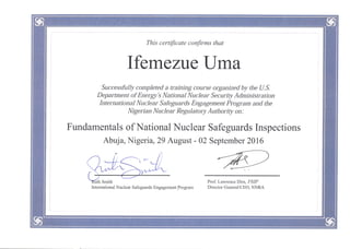 Fundamentals of National Nuclear Safeguards Inspections0001
