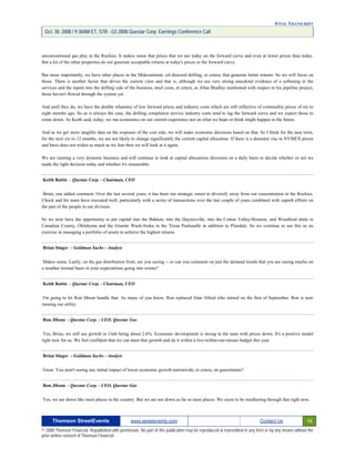 Questar 3Q-2008 EARNINGS