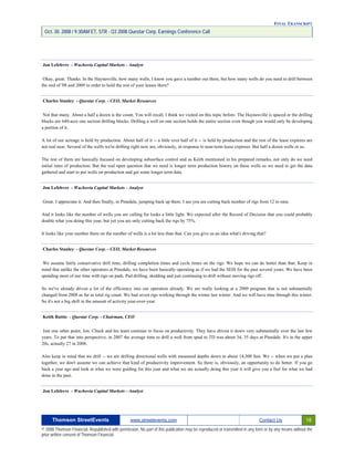 Questar 3Q-2008 EARNINGS