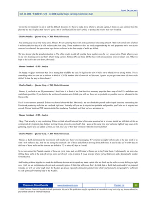 Questar 3Q-2008 EARNINGS