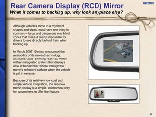 Gentex investor presentation