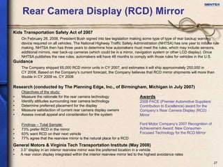 Gentex investor presentation