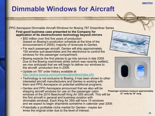 Gentex investor presentation