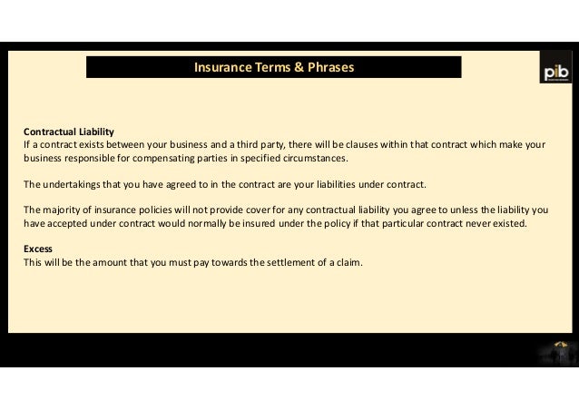 Insurance Terms and Phrases Guide