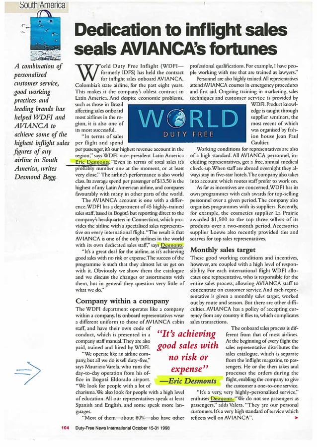 World Duty Free Avianca PDF