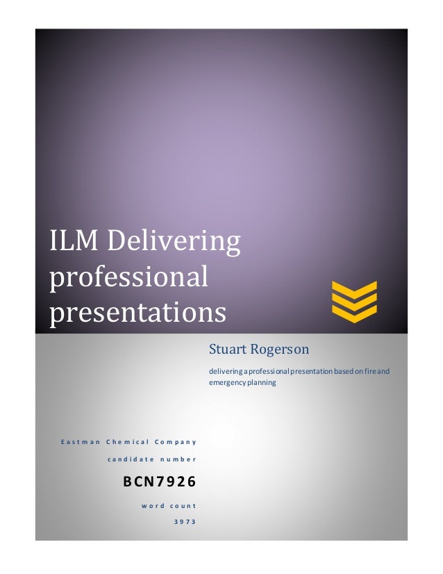 making professional presentations