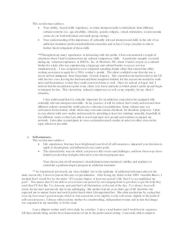 Extended goal statement essay picture