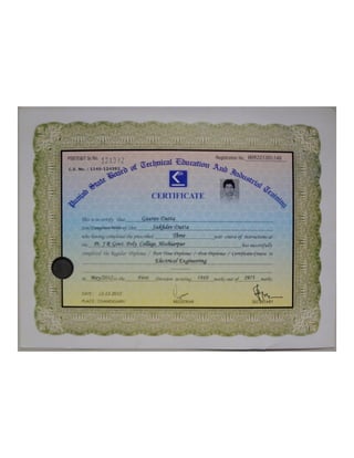 Diploma's Certificate