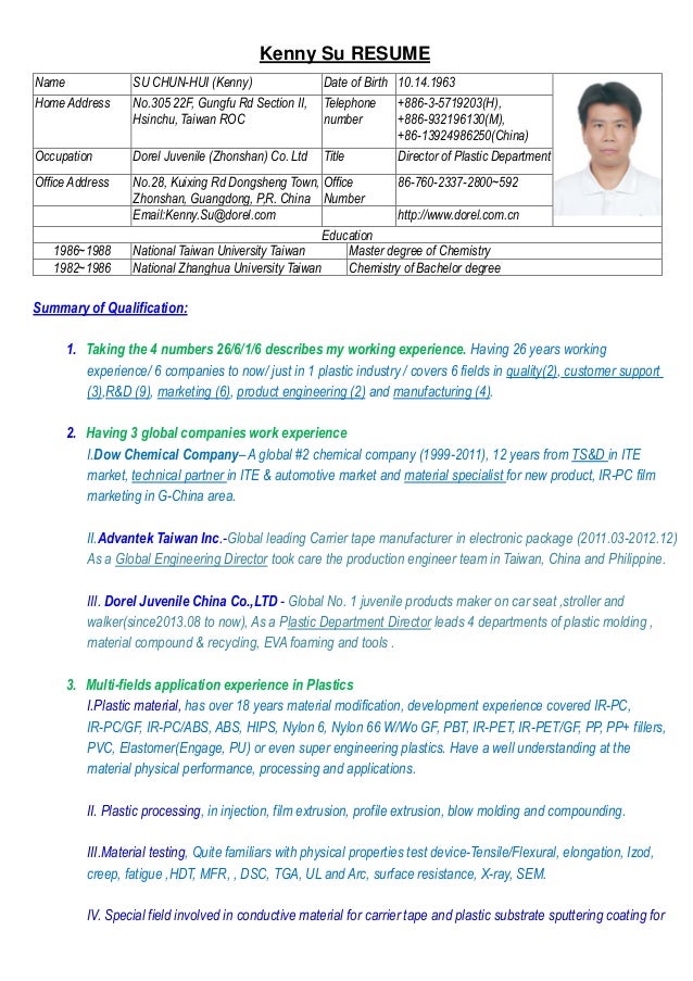 resume my work