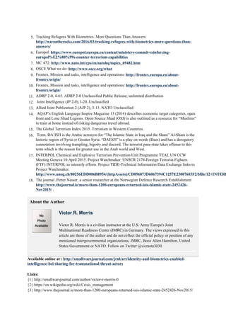 Small Wars Journal_Identity and Biometrics Enabled Intelligence (BEI ...