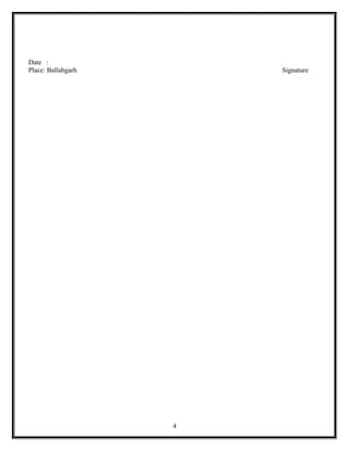 Date :
Place: Ballabgarh Signature
4
 