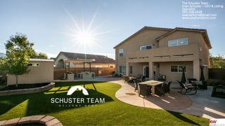 The Schuster Team
Evan Schuster – CEO & Listing
Specialist
505-238-6428
evansellsnm@gmail.com
www.abqhomesnm.com
 