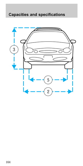 5
2
3
Capacities and specifications
164
 