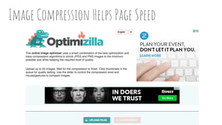 Image Compression Helps Page Speed
 