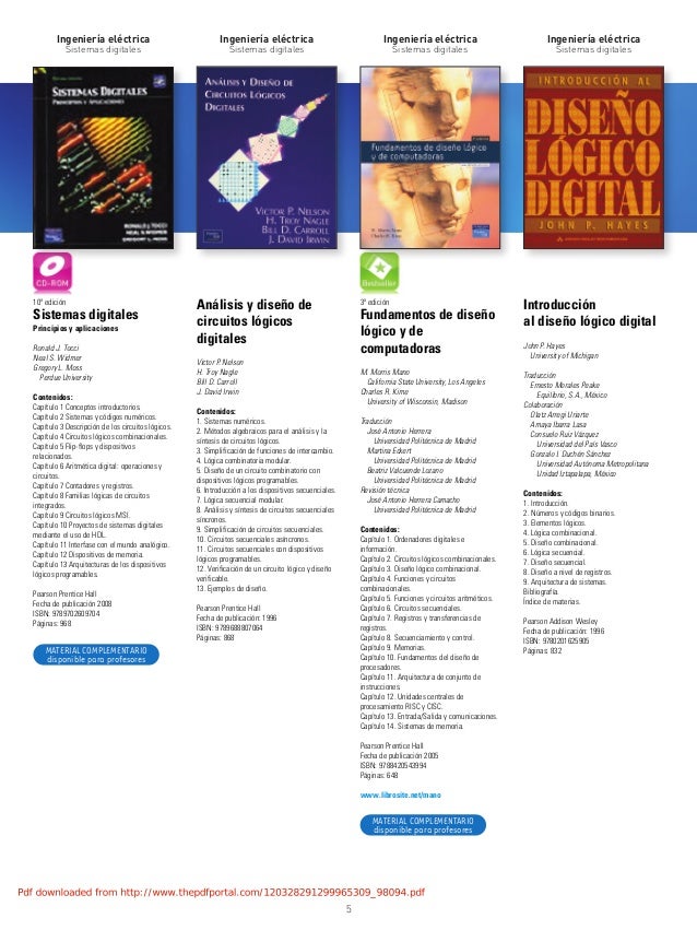 Descargar solucionario fundamentos de sistemas digitales floyd 9 edicion