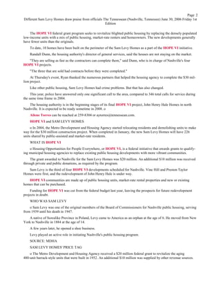 HOPE VI Clips | PDF