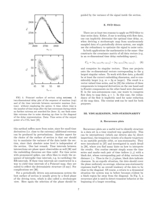 sn−1
sn
280027002600
2800
2700
2600
tn−1
tn
60555045
60
55
50
45
FIG. 4. Poincar´e surface of section using extrema: A
two...