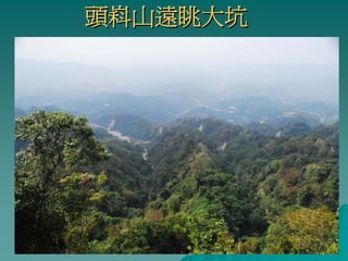 頭嵙山遠眺大坑
 