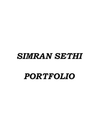 6- Portfolio-Simran Sethi Catalogue
