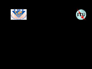 3G - ROLE OF THE

• World-wide Spectrum Coordination
• Policy/Regulatory Harmonization
• International Standards for IMT-2000,
  Including Key Access and Network Interfaces
• Provide Foundation, Framework and Catalyst
  For 3G Convergence Across Regions And
  Technologies




                                 8
 